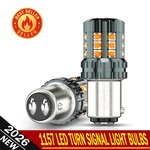 2pcs 1157 Led Turn Signal Light Bulbs Amber Yellow For Hyundai Tucson 2010-2021. Fixed Price $15.99.