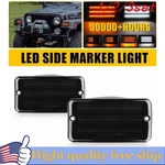 2/4x For Jeep Wrangler Tj 97-06 Smoke Led Bumper Signal Front Side Marker Light. Fixed Price $94.99.