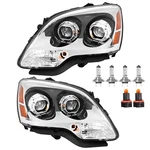 For Gmc Acadia 2007-2012 Projector Headlights Headlamps W/bulbs Left+right Clear. Fixed Price $214.03.
