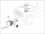 Genuine Mercedes W463 Direction Indicator Left 4639063501. Fixed Price $377.69.