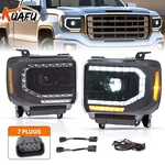 Kuafu Black Led Projector Headlights For Gmc Sierra 1500/2500hd/3500hd 2014-2019. Fixed Price $250.87.