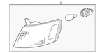 Genuine Lexus Signal Lamp Assembly 81520-33050. Fixed Price $140.93.