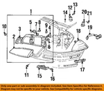 Gm Oem 92-95 Grand Am Front Lamps Side Marker Lamps-side Lamp 16513399. Fixed Price $47.07.