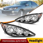 Chrome Headlights For 2005-2006 Toyota Camry Crystal Headlamps Assembly Pair Set. Fixed Price $89.99.