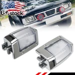 Left Right Pair Chrome Side Marker Signal Lights Fit For 90-97 Nissan D21 Pickup. Fixed Price $24.99.