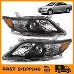 For 2010-2011 Toyota Camry Black Headlights Headlamp Left + Right 8115006510. Fixed Price $64.99.