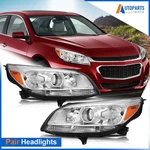 Chrome Pair/set Projector Headlight W/ Bulb For Chevy Malibu Limited Lt Ltz 2016. Fixed Price $138.99.