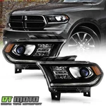 For 2014-2017 Dodge Durango Black Trim Halogen W/o Led Drl Projector Headlights. Fixed Price $208.99.