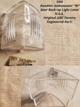 Amc Rambler Ambassador "80" (two) 1960 Rear Back Up Light Lenses N.o.s Originals. Fixed Price $24.99.