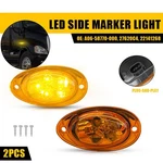 Amber Led Cab Side Marker Light Turn Signal For 2008-2017 Freightliner Cascadia. Fixed Price $18.99.