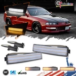 Clear Switchback White/amber Led Drl Turn Signal Lights For 92-96 Honda Prelude. Fixed Price $59.99.