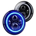 For Chevy B60 80-86 7" Round Black Projector Led Headlights W Switchback Halo. Fixed Price $177.05.