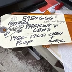 Gm 5950666 Parking Lens Left Or Right Amber 1960-62 Chevy & Gmc Pick-up Nos. Fixed Price $60.00.