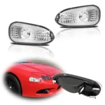 Clear Lens Front Corner Trim Cover For 94-98 Mitsubishi 3000gt Turn Signal Light. Fixed Price $42.99.
