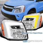 Fits 2005-2009 Chevy Equinox Headlights Switchback Led Turn Signal Strips Lamps. Fixed Price $159.95.