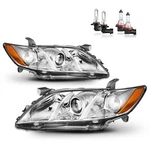 For 2007-2009 Toyota Camry Chrome Headlights Driver Passenger W/bulbs Left+right. Fixed Price $84.75.