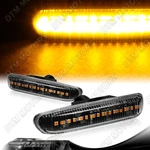 For 98-06 Bmw 325i 330i 330ci E46 Clear Lens Led Turn Signal Side Marker Lights. Fixed Price $16.99.