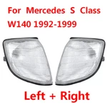 Fits 1992-99 Mercedes S Class W140 Front Turn Signal Lamp Left+right 1408260643. Fixed Price $49.53.