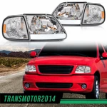 Led Strip Headlights & Corner Parking Light Fit For 1997-2004 Ford Expedition. Fixed Price $89.35.