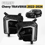 Pair Left+right Headlight For 2022-2024 Chevy Traverse Full Led W/bulb Projector. Fixed Price $145.99.