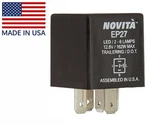 Novita Ep27 5-pin Electronic Turn Signal Flasher Relay Hazard Led Light Bulb Usa. Fixed Price $22.80.