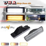 Switchback Led Front Parking Signal Lights Pair For Bronco F100 F150 F250 F350. Fixed Price $49.99.