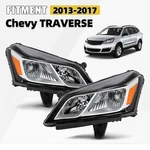 Halogen Type Headlights For 2013-2017 Chevy Traverse Left+right Replacement. Fixed Price $173.99.