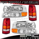Head Signal Tail Lights For 1999-2002 Chevy Chevrolet Silverado - Combo Set. Fixed Price $164.95.