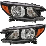 For 2012 2013 2014 Honda Crv Cr-v Black Amber Corner Headlights Assembly Pair. Fixed Price $114.59.
