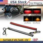 2 Flexible Motorcycle Led Strip Brake 48led Stop Turn Signals Running Tail Light. Fixed Price $9.49.