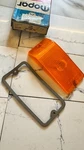 Nos Dodge A100 Turn Signal Lens & Gasket Pkg, Amber, Mopar.. Fixed Price $85.00.