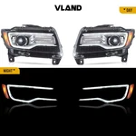 Vland Led Headlight Drl Seq Signal For 2011-2013 Jeep Grand Cherokee Wk2 4th Gen. Fixed Price $310.49.