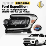 For 2022-2024 Ford Expedition Full Led Headlight Assy W/ Bulb Left Driver Side. Fixed Price $267.19.