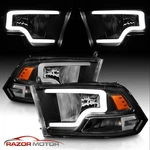 2009-2020 For Dodge Ram 1500 2500 3500 Light Bar Black Headlight. Fixed Price $185.23.