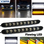 9.8" Led Switchback Sequential Arrow Flashing Strip Light Drl Turn Signal Lamp. Fixed Price $22.99.