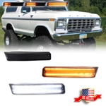 2x Smoke Switchback Led Drl Signal Light For 73-79 Ford F-150 Truck 78-79 Bronco. Fixed Price $64.99.