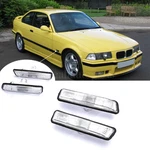 1 Pair Clear Side Marker Light Turn Signal Lamp For Bmw E36 1997-99 & X5 2000-06. Fixed Price $14.50.