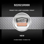 Hyundai Mobis 2011-2017 Accent Front Fog Lamp Assy Right 922021r000. Fixed Price $49.00.