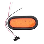 Peterson V821ka-7 6.5" Amber Oval Led Front & Rear Trailer Turn Signal Light. Fixed Price $11.39.