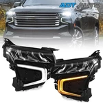 Full Led Switchback Headlight For 2021-2024 Chevy Tahoe Suburban W/ Module Bulbs. Fixed Price $301.90.