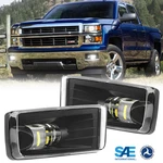 For 2007-2015 Chevy Silverado 1500 2500 3500 Bumper Led Fog Lights Black Lamp. Fixed Price $64.99.