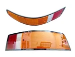 Porsche 911 912 930 69-89 Euro Rear Turn Signal Tail Light Lens-black Trim. Fixed Price $165.00.