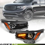 For Gmc Acadia 2017-2019 W/ Led Drl Black Halogen Projector Headlights Assembly. Fixed Price $243.50.