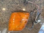 Mercedes-benz W116 450sel Left Side Turn Signal Marker Light Assembly W/ Wiring. Fixed Price $99.00.