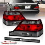 1995-1999 For Mercedes-benz W140 S-class Red Smoke Tail Lights Pair. Fixed Price $109.96.