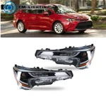 Headlights For 2020-2022 Toyota Corolla L Le Projector Left+right Side Black Led. Fixed Price $150.28.
