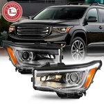 For Gmc Acadia 2017 2018 2019 W/led Drl Chrome Halogen Projector Headlights Lamp. Fixed Price $249.99.