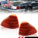 2x Amber Lens Front Outer Corner Parking Signal Light For 1987-1993 Ford Mustang. Fixed Price $56.99.