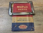 1946 1947 1948 Dodge D-24 Custom Nos Mopar Lh Park Light Bezel. Fixed Price $95.00.