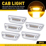 5pcs Clear Amber 9 Led Cab Roof Marker Lights For Kenworth T680 Peterbilt 579. Fixed Price $34.19.